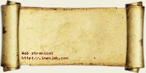 Olga Vejnović vizit kartica